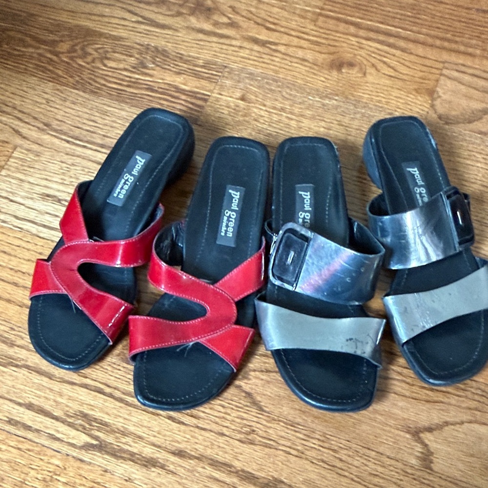 Paul green sandals - size 5-1/2 (UK) US8 2 pairs